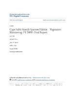 [2010-01] Cape Sable Seaside Sparrow Habitat – Vegetation Monitoring: FY 2009 - Final Report